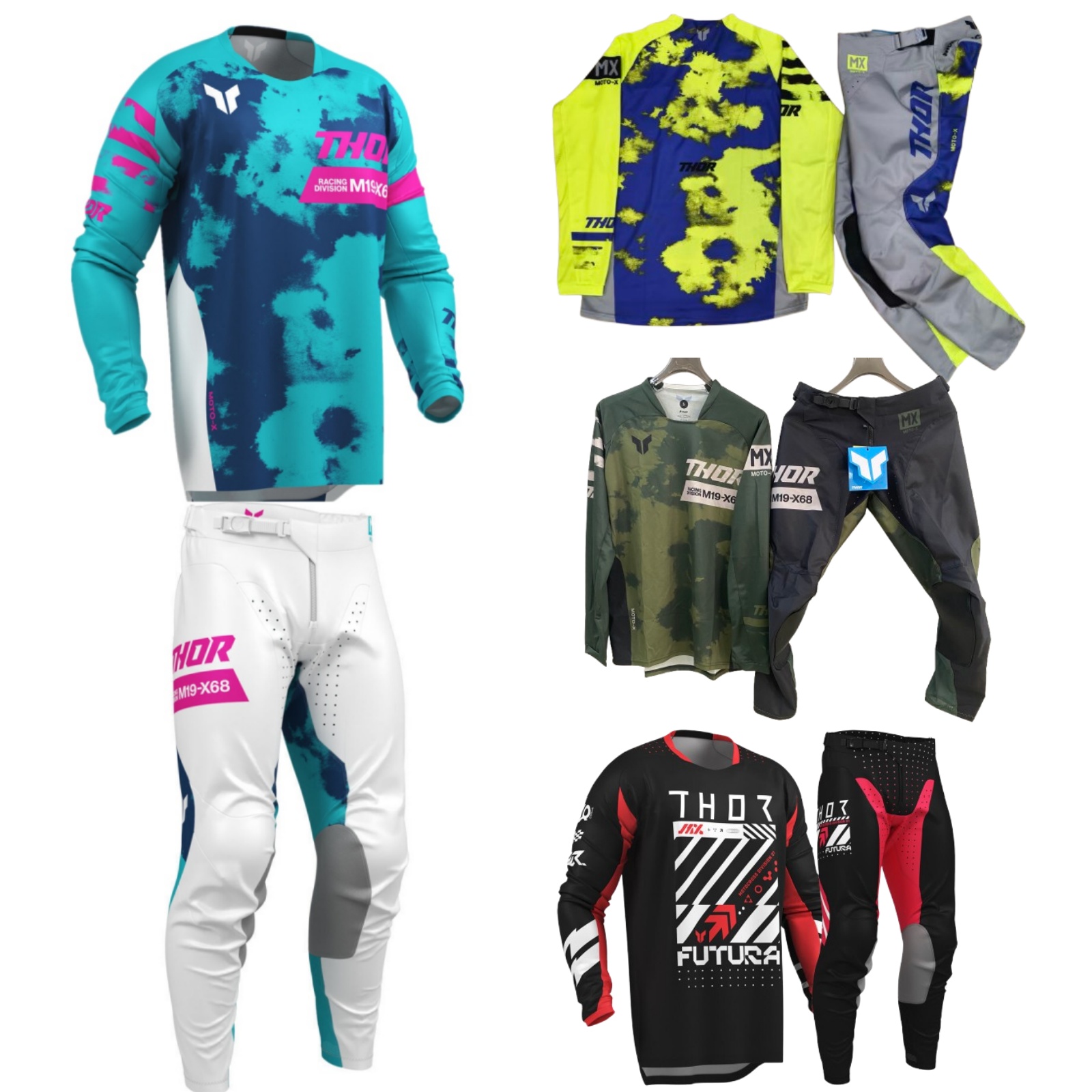 Motorcycle Gear Bundle - موتوكروس والعتاد مجموعة أعلى على الطرق