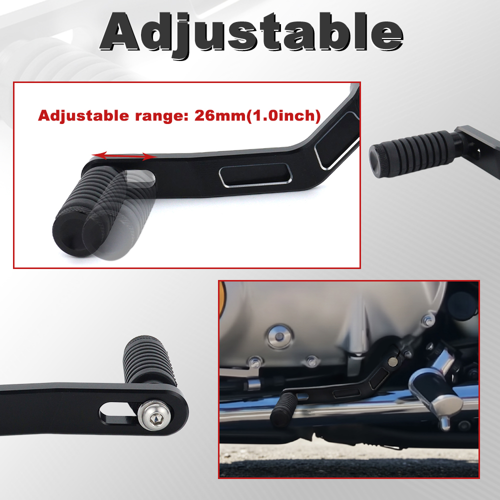 دواسة فرامل وذراع ناقل حركة لل - مراجعة Motorcycle Gear Shifter وسعره