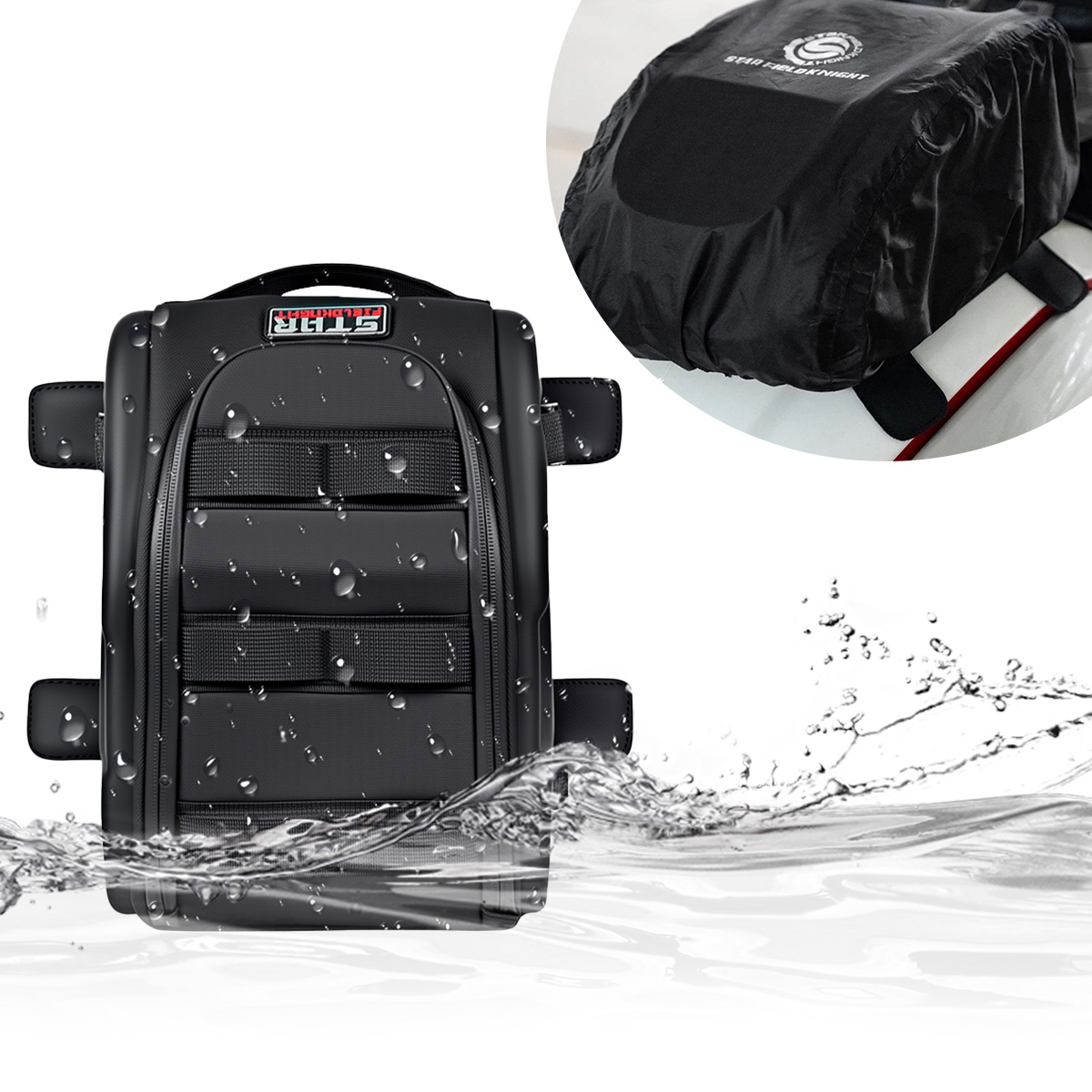 حقيبة دراجة نارية متعددة الوظا - مراجعة Motorcycle Gear Garage Storage وسعره