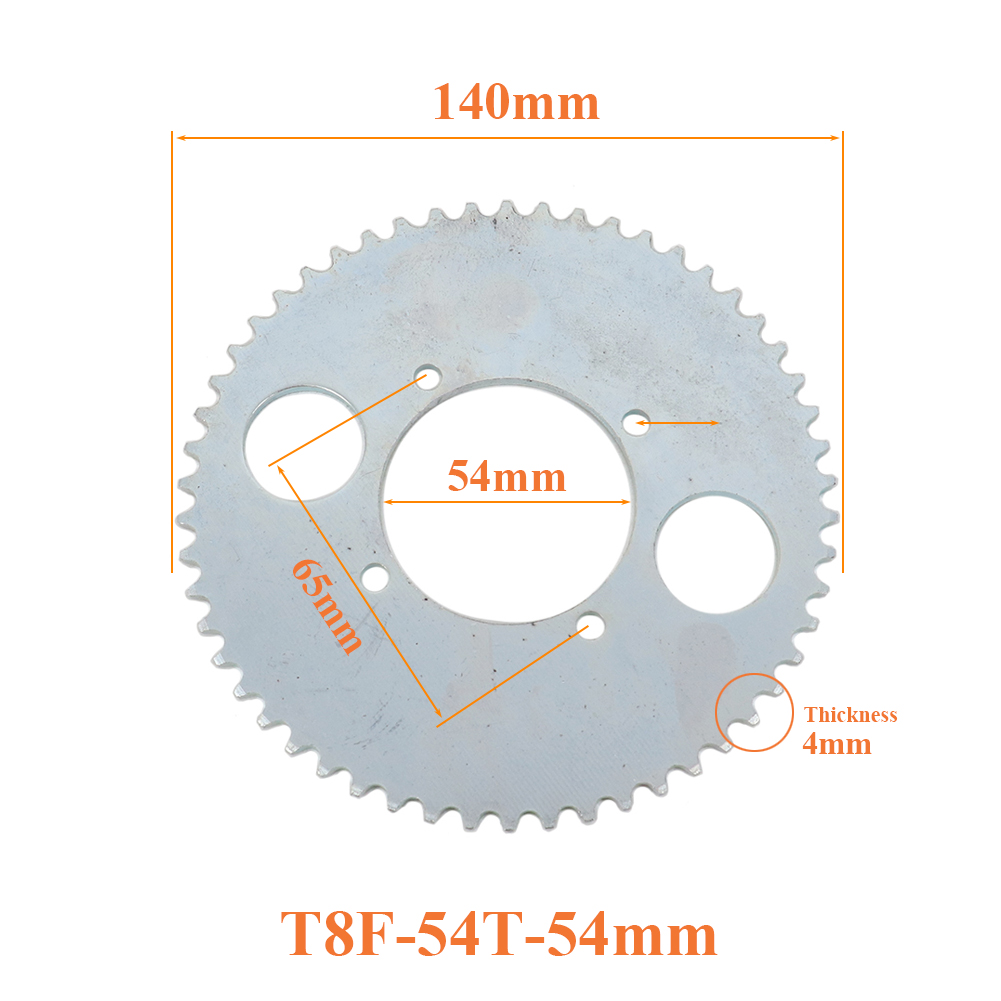 T8F 54T صفيحة سلسلة 54 مم 54 س - مراجعة Motorcycle Gear Bundle وسعره