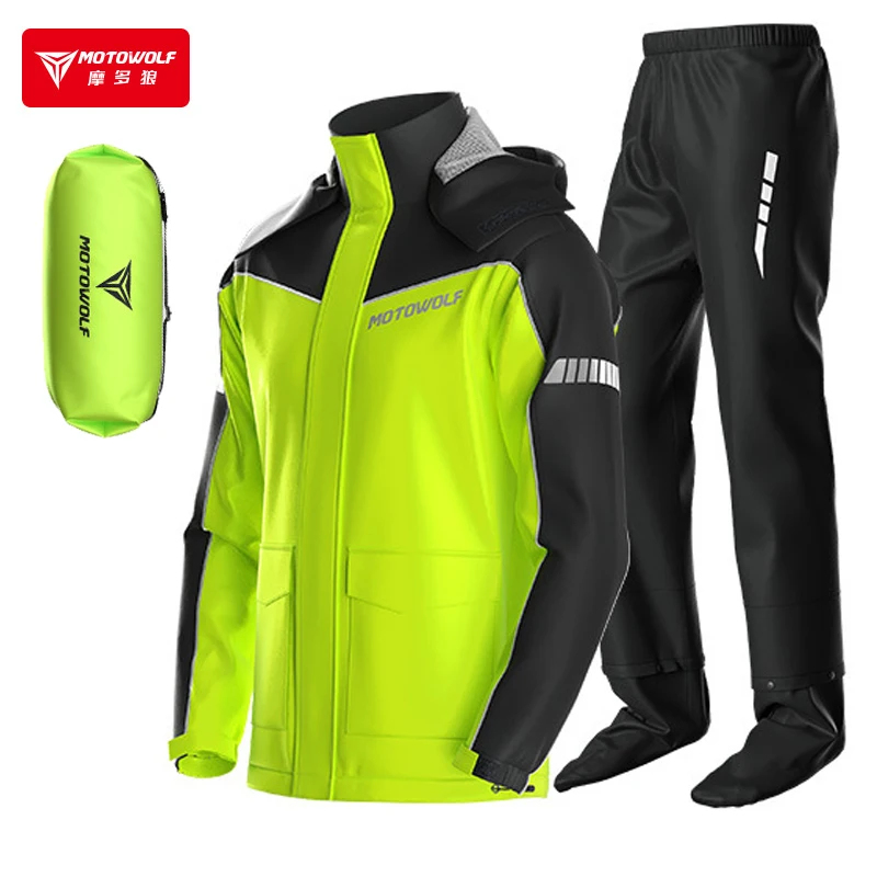 معطف واق من المطر للدراجات الن - مراجعة Motorcycle Gear Mens وسعره