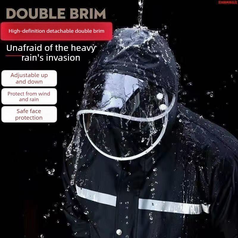 طقم معطف وسروال مطر عاكس للضوء - مراجعة Motorcycle Gear Mens وسعره
