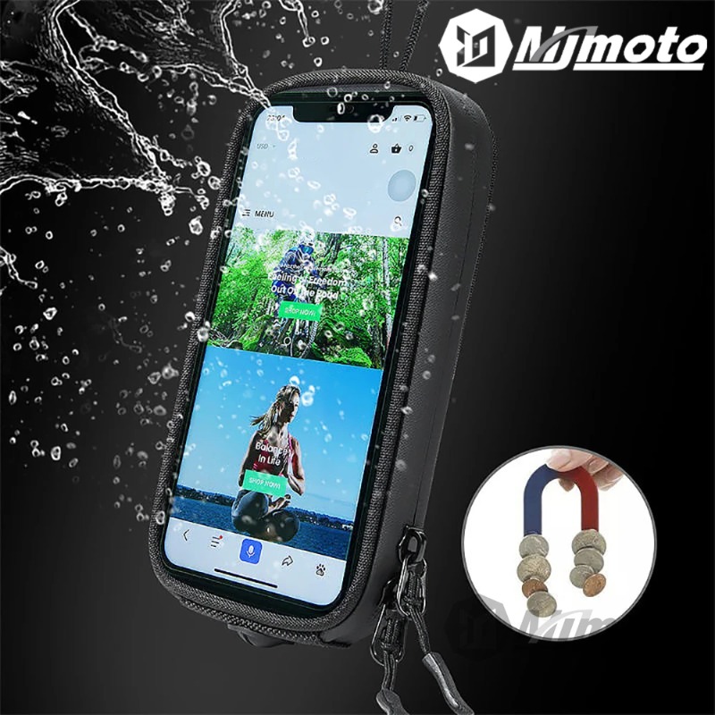 حقيبة خزان وقود مغناطيسية مقاس - مراجعة Motorcycle Gear Bundle وسعره