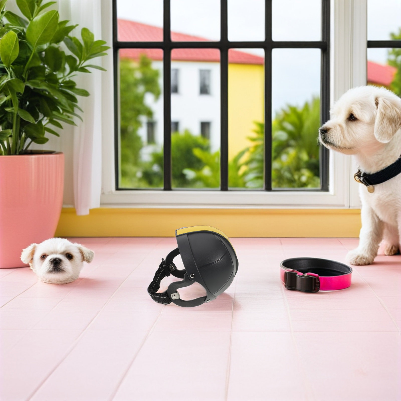 خوذة أمان صلبة قابلة للتعديل ل - مراجعة Motorcycle Gear For Dogs وسعره