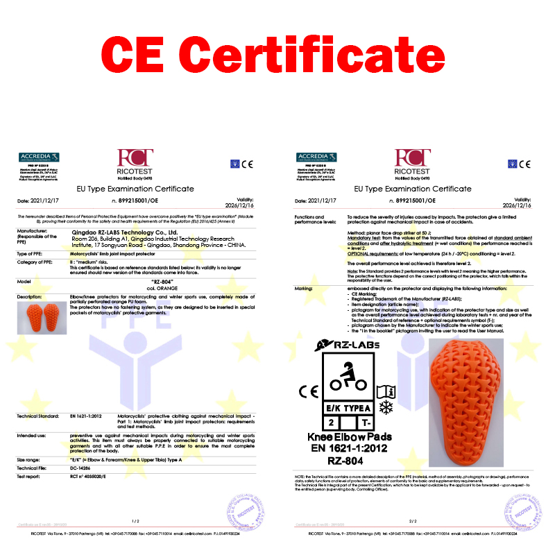 جديد CE المستوى 2 معتمد دراجة  - مراجعة Motorcycle Gear Protection Levels وسعره