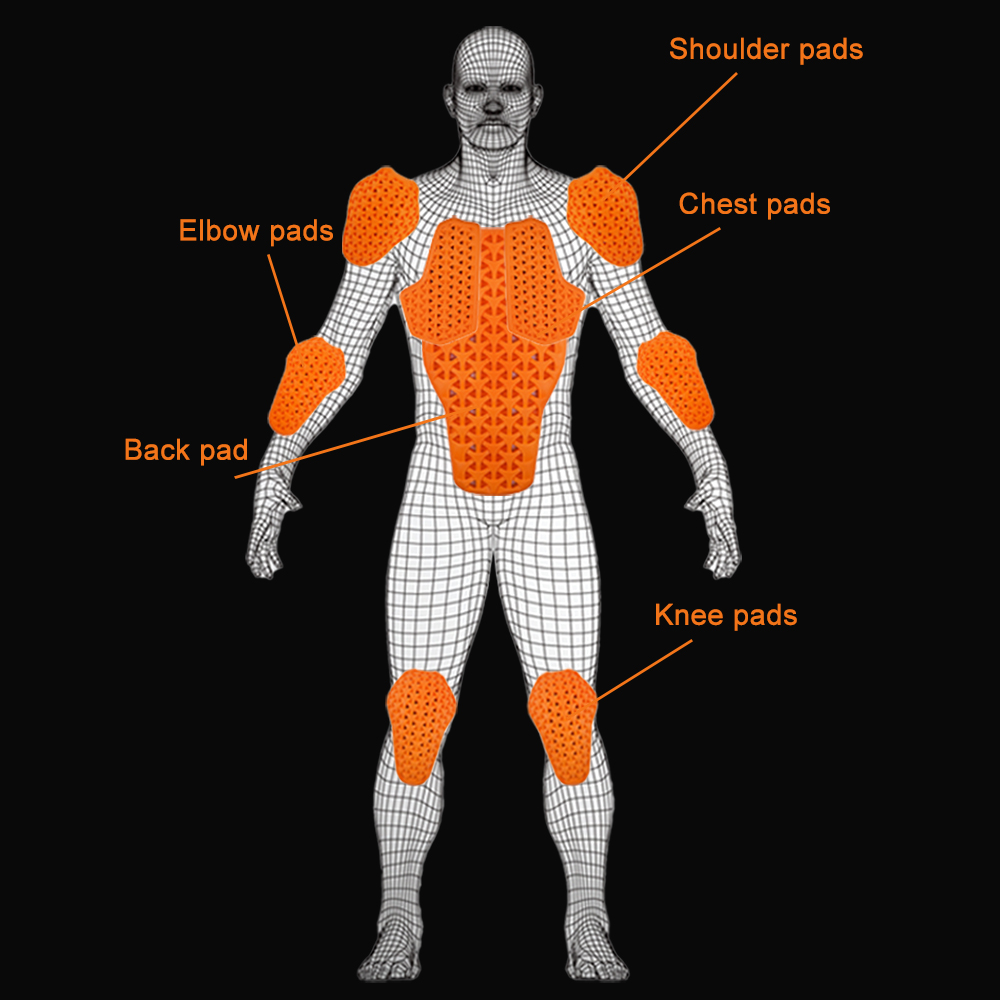 جديد CE المستوى 2 معتمد دراجة  - مراجعة Motorcycle Gear Protection Levels وسعره
